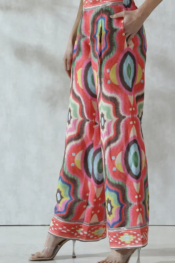 RANNA GILL Aepen Pants Multi Flash Sale