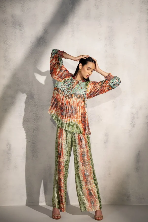 RANNA GILL Alani Blouse Multi Flash Sale