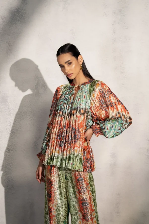 RANNA GILL Alani Blouse Multi Flash Sale
