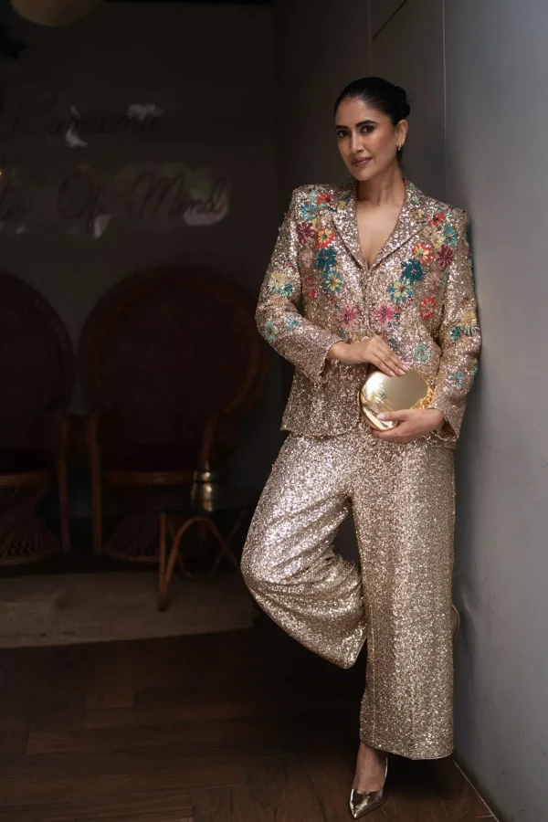 RANNA GILL Alisha Pekha In Dawn Pants Golden New