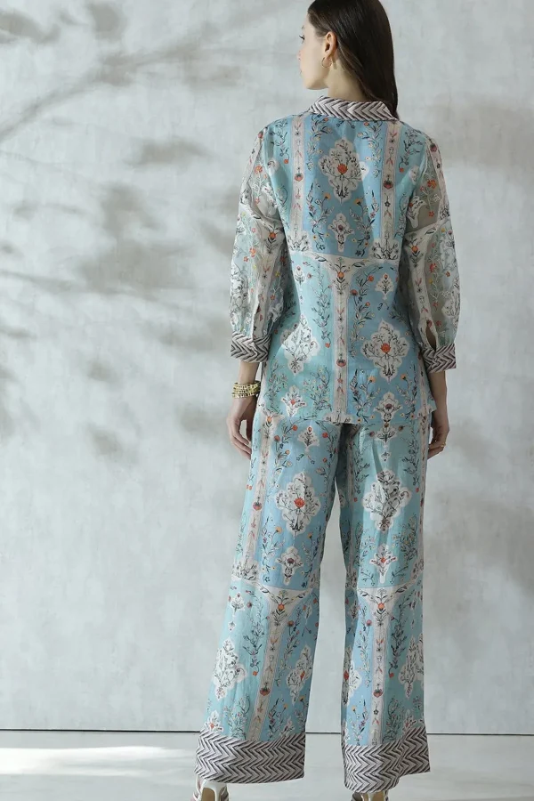 RANNA GILL Aliza Blouse Blue Discount