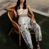 RANNA GILL Amanda Pant Off White Cheap