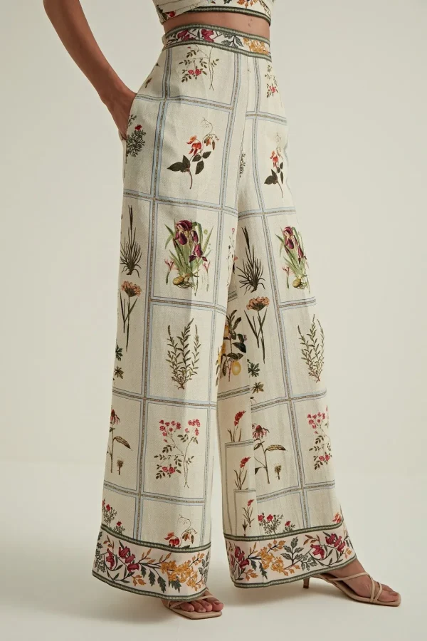 RANNA GILL Amanda Pant Off White Cheap