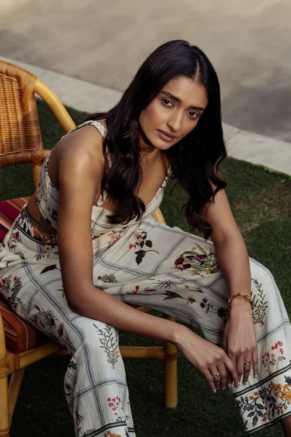 RANNA GILL Amanda Pant Off White Cheap