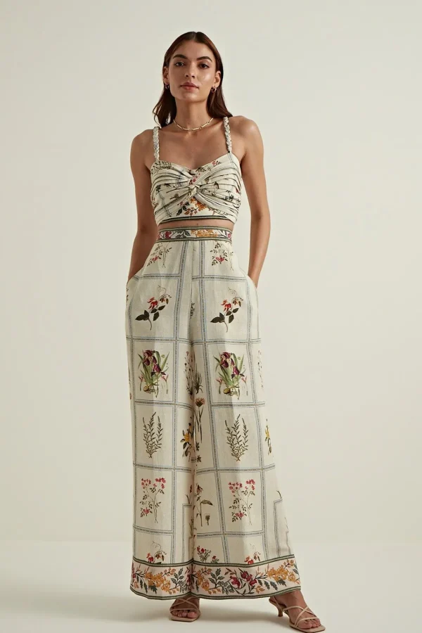 RANNA GILL Amanda Pant Off White Cheap