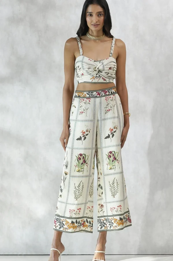RANNA GILL Amanda Pant Off White Cheap