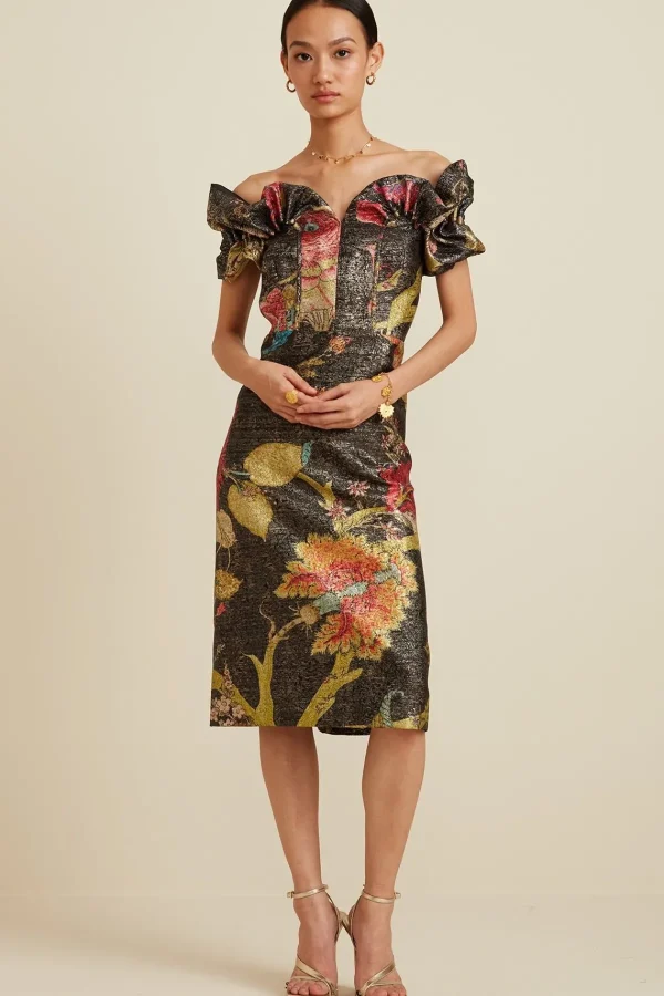 RANNA GILL Amelia Dress Multicolor Discount