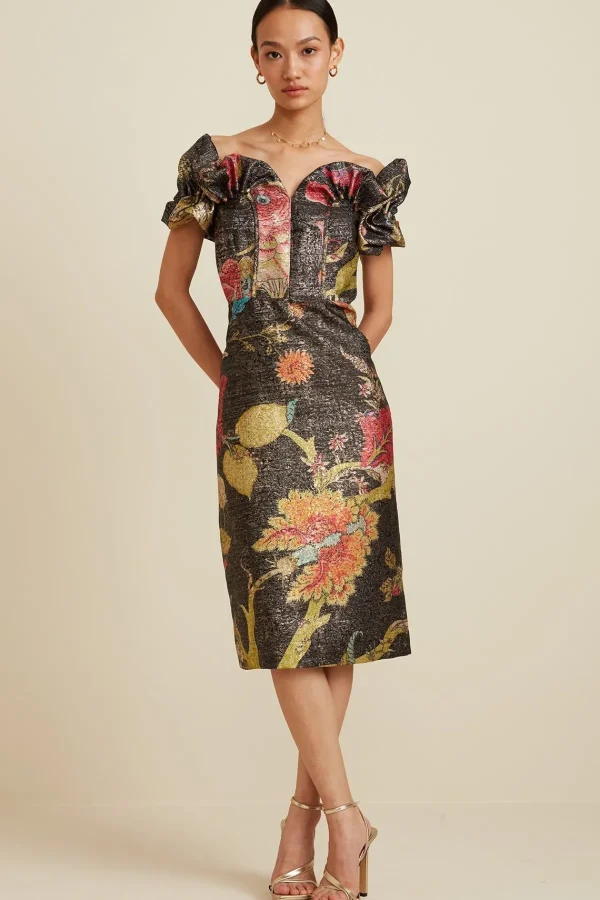 RANNA GILL Amelia Dress Multicolor Discount