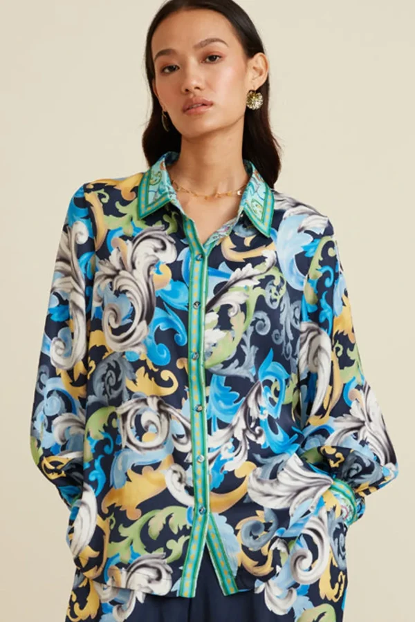 RANNA GILL Athena Blouse Multicolor Sale