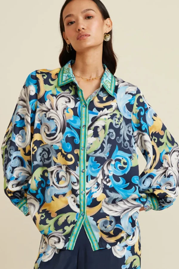 RANNA GILL Athena Blouse Multicolor Sale