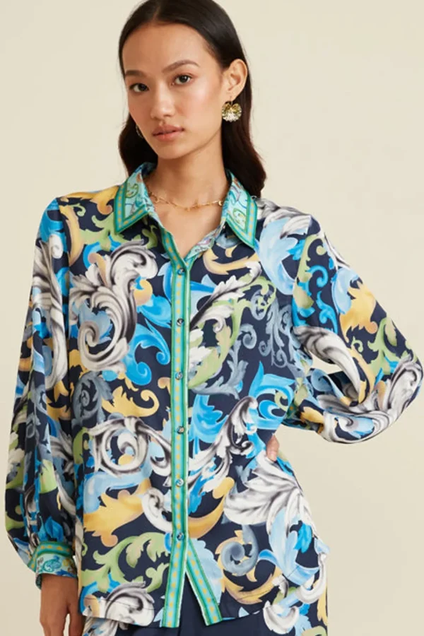 RANNA GILL Athena Blouse Multicolor Sale