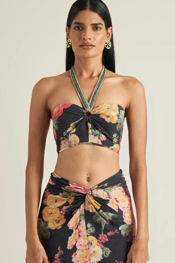 RANNA GILL Betsy Bustier Tile Bloom Clearance