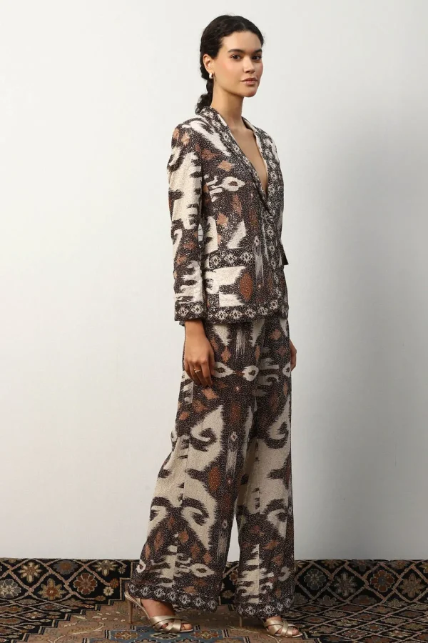 RANNA GILL Blair Jacket Brown New