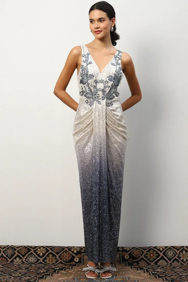 RANNA GILL Camalia Dress Grey Hot