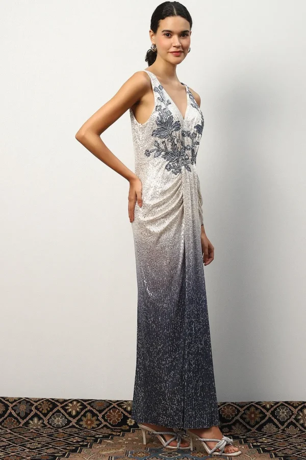 RANNA GILL Camalia Dress Grey Hot