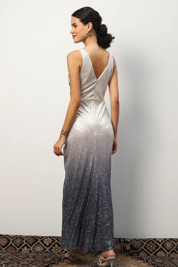 RANNA GILL Camalia Dress Grey Hot