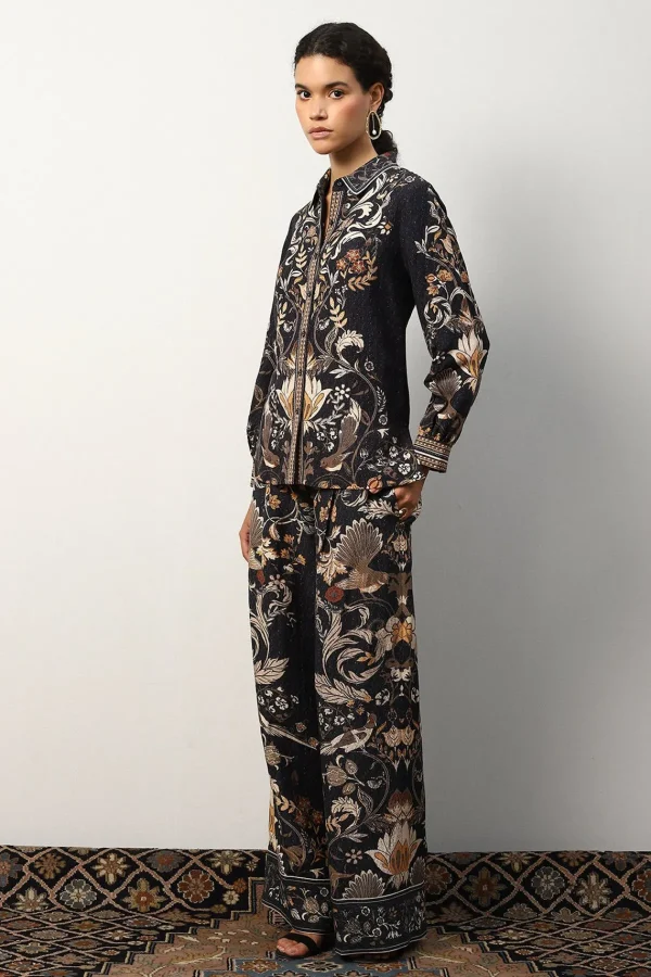 RANNA GILL Celia Blouse Black Cheap