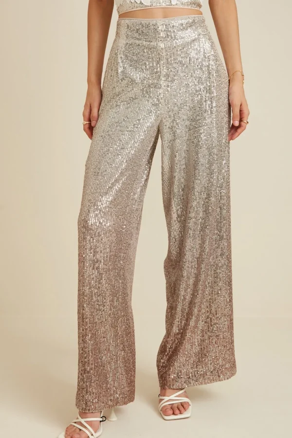 RANNA GILL Cleo Pants Beige Ombrey Cheap