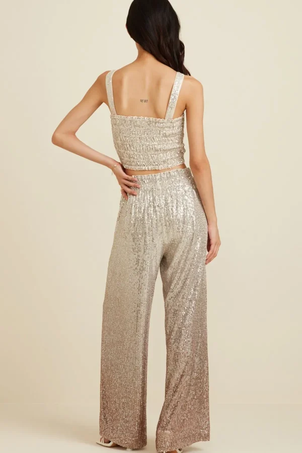 RANNA GILL Cleo Pants Beige Ombrey Cheap