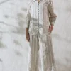 RANNA GILL Darla Matching Set Moon Beam Stripe Hot