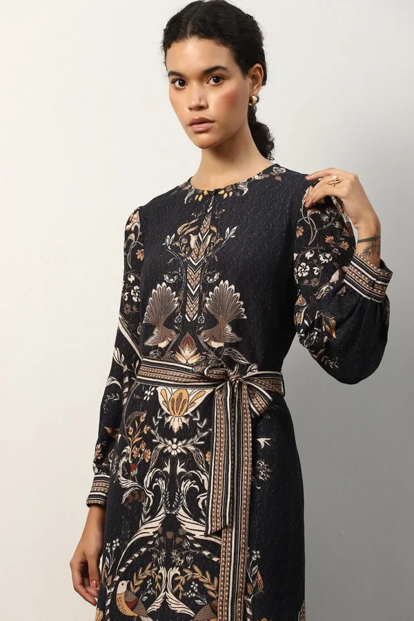 RANNA GILL Darlie Dress Black Shop