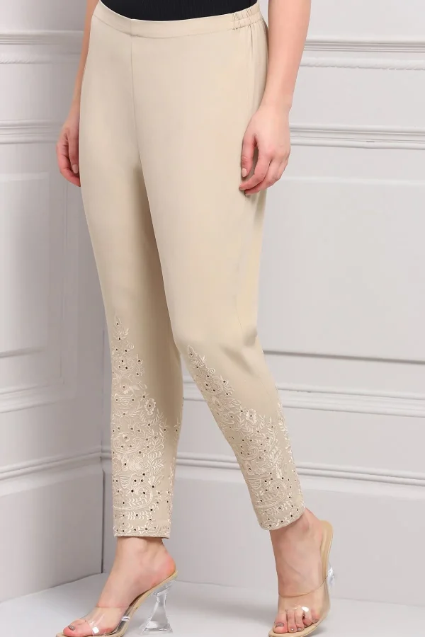 RANNA GILL Diana Pant Beige Sale