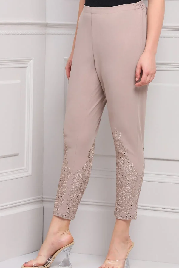 RANNA GILL Diana Pant Dark Beige Store