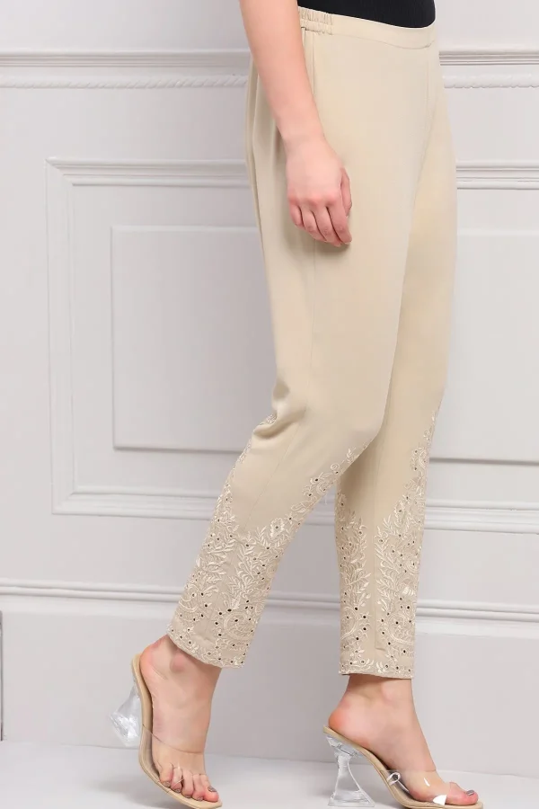 RANNA GILL Diana Pant Beige Sale