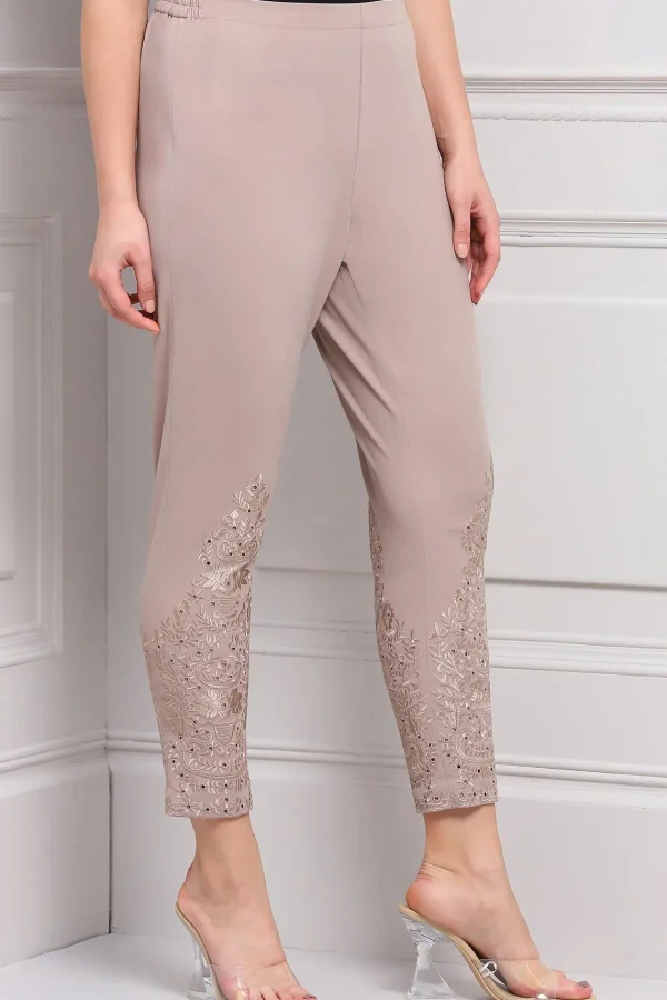 RANNA GILL Diana Pant Dark Beige Store