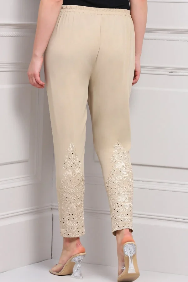 RANNA GILL Diana Pant Beige Sale