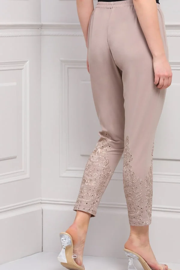 RANNA GILL Diana Pant Dark Beige Store