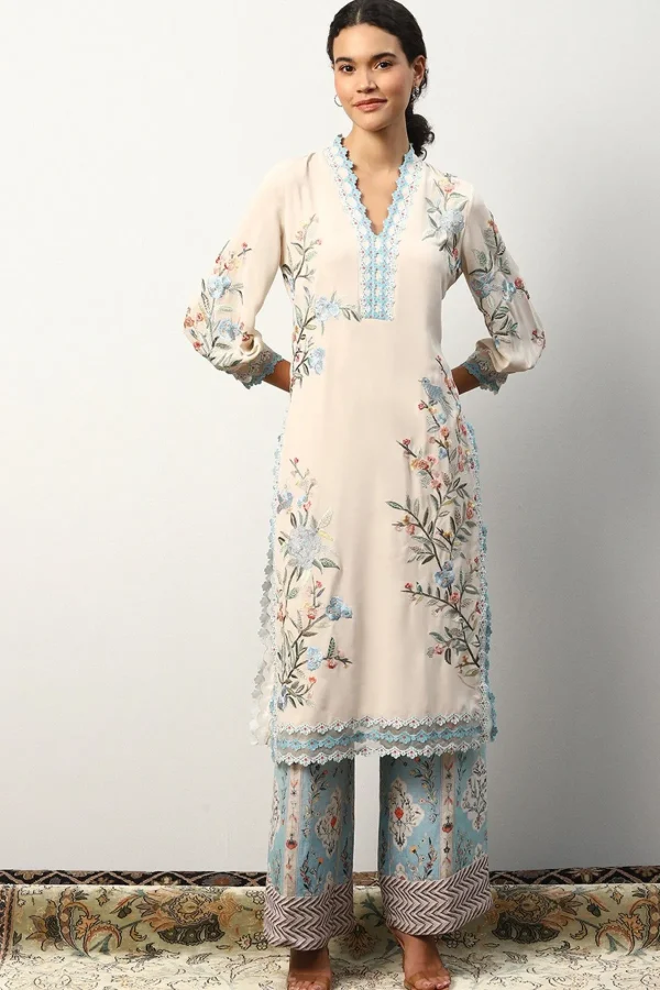 RANNA GILL Ellie Tunic Beige Clearance