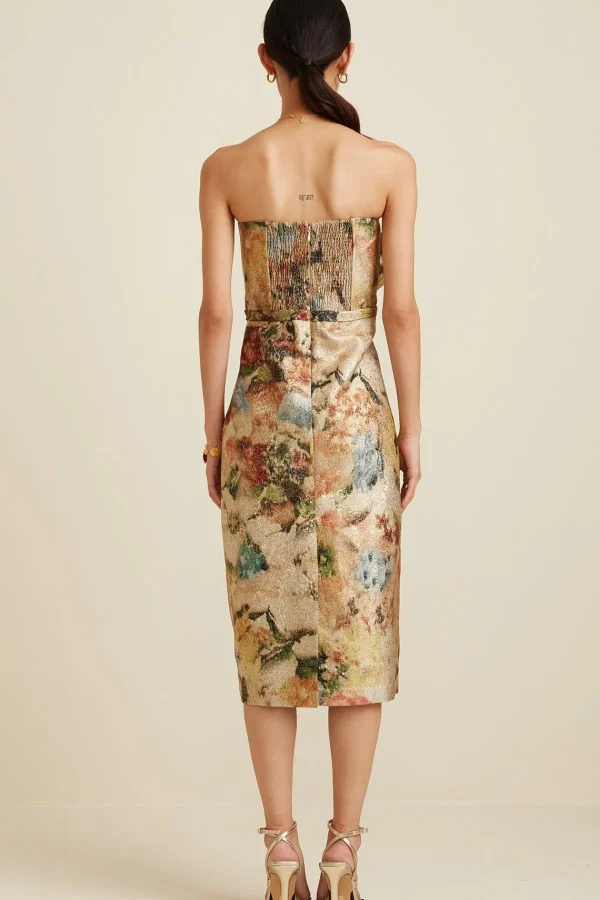 RANNA GILL Ember Dress Yellow Discount