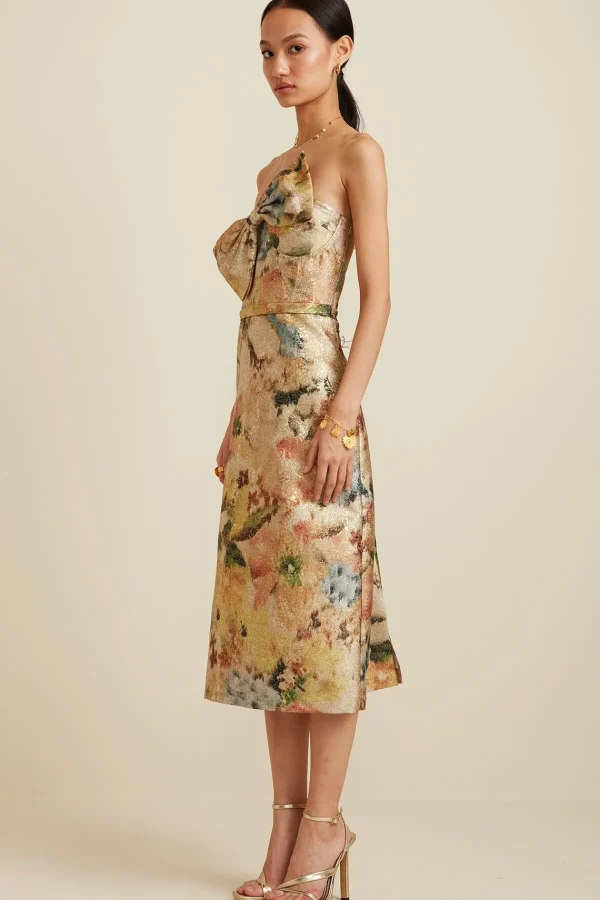 RANNA GILL Ember Dress Yellow Discount