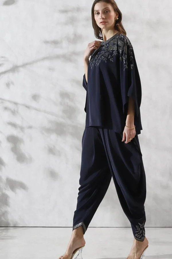 RANNA GILL Emily Matching Set Navy Blue Sale