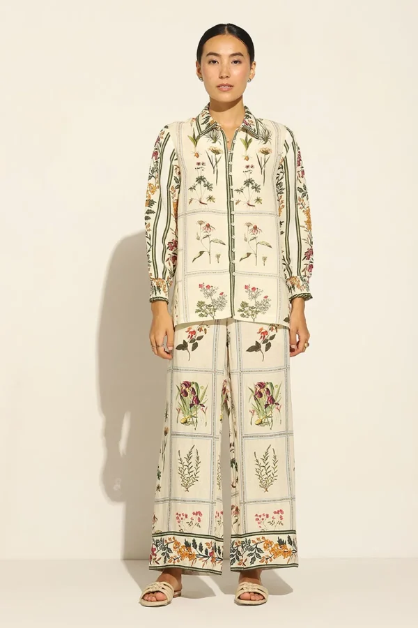 RANNA GILL Emma Blouse Off White Clearance