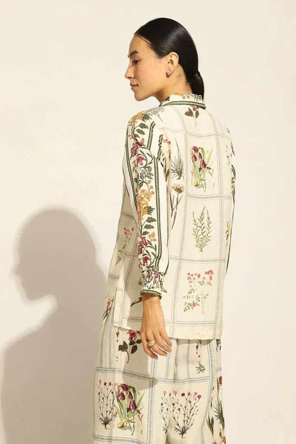 RANNA GILL Emma Blouse Off White Clearance