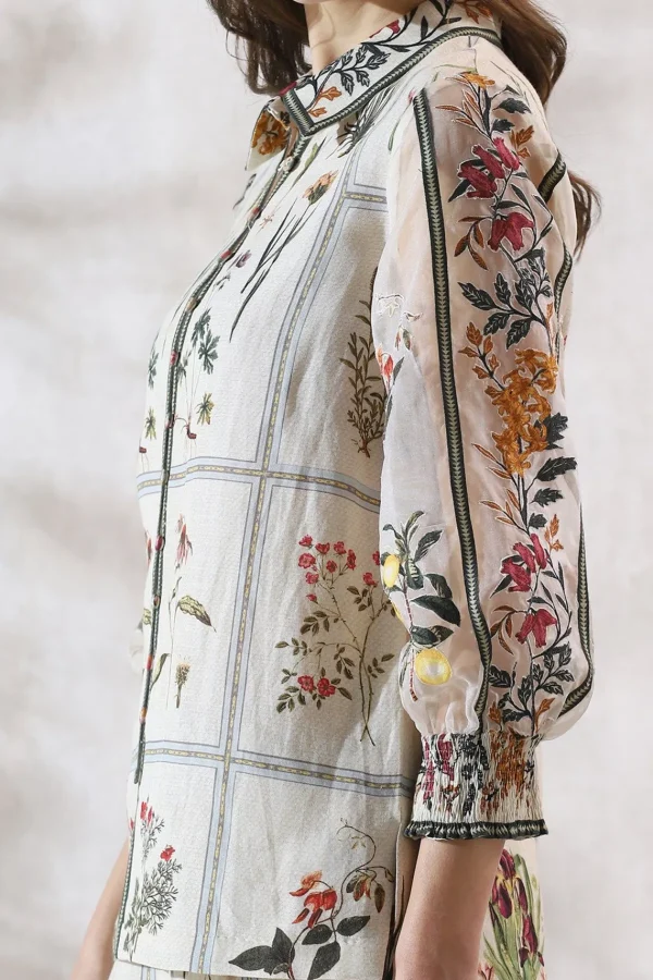 RANNA GILL Emma Blouse Off White Clearance