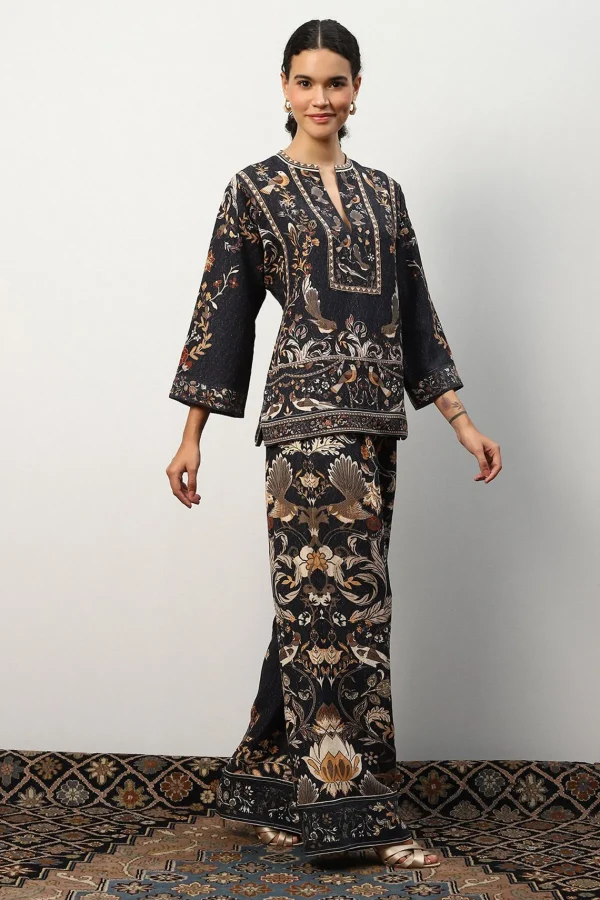 RANNA GILL Erica Blouse Black Sale