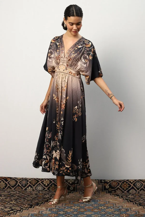 RANNA GILL Fiona Dress Black Best Sale