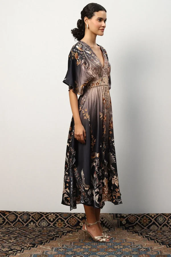 RANNA GILL Fiona Dress Black Best Sale