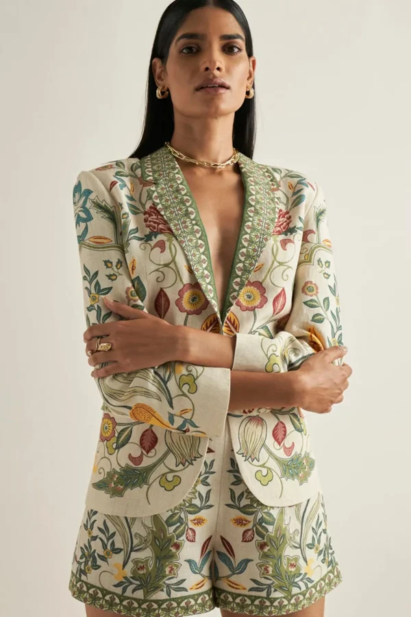 RANNA GILL Gracie Matching Set Multicolor New