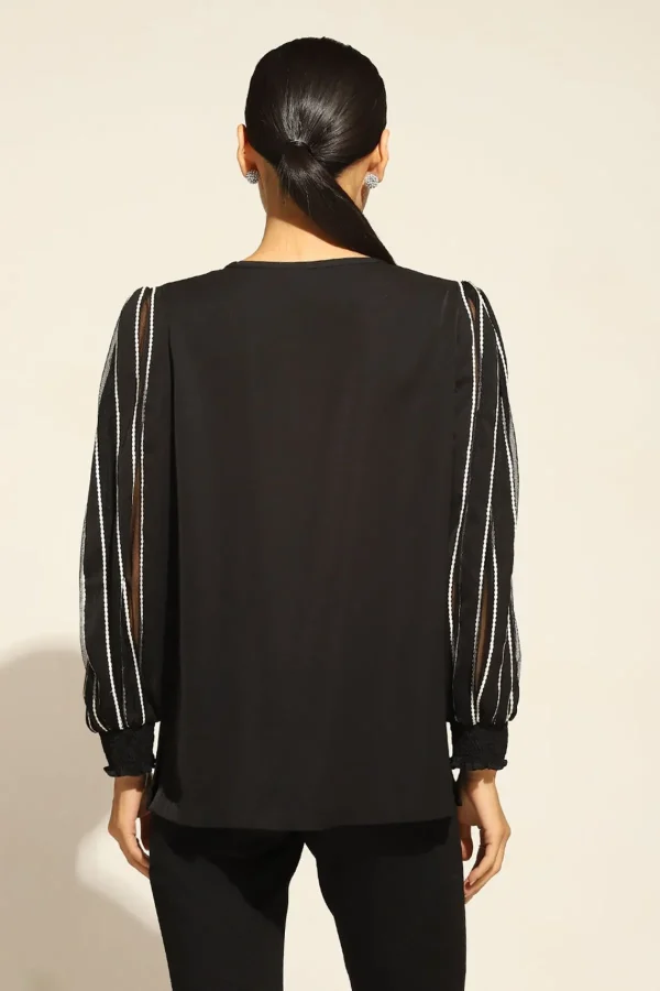 RANNA GILL Hera Blouse Black Shop