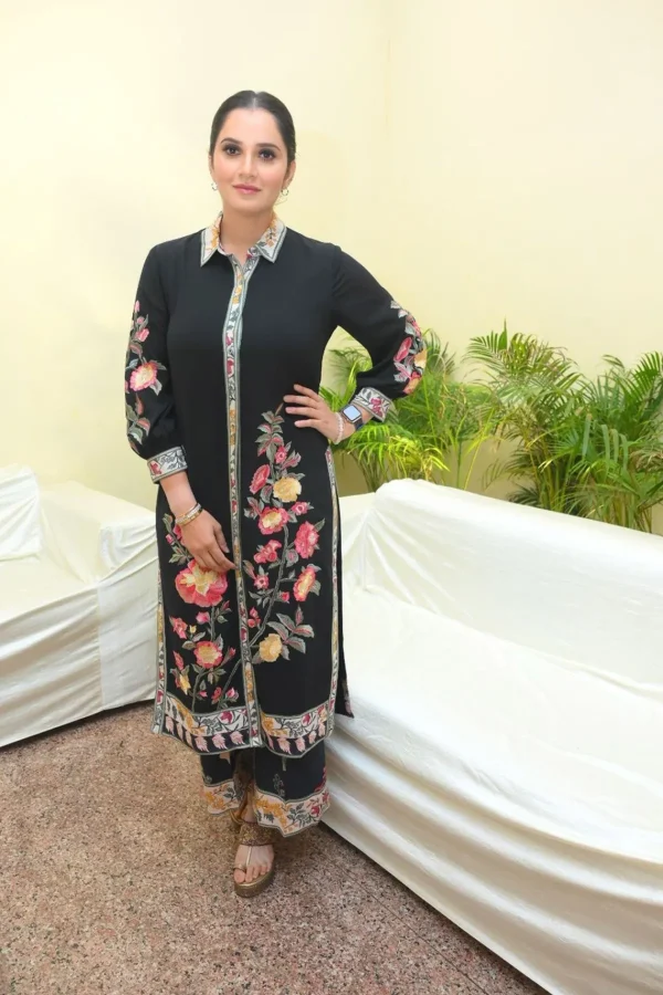 RANNA GILL Hestia Tunic Black Cheap
