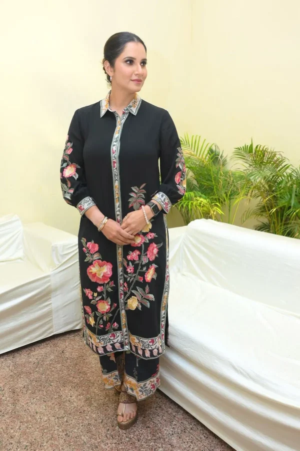 RANNA GILL Hestia Tunic Black Cheap
