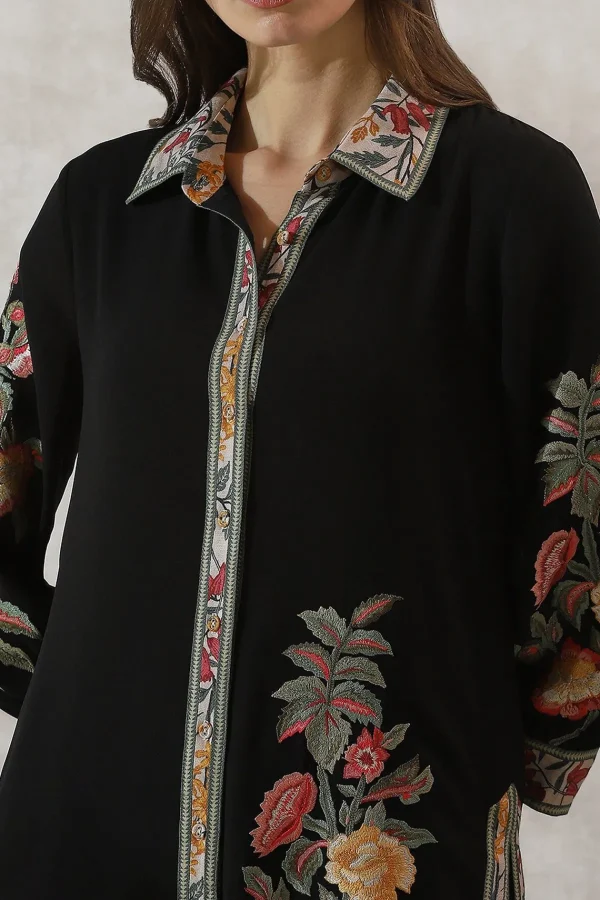 RANNA GILL Hestia Tunic Black Cheap