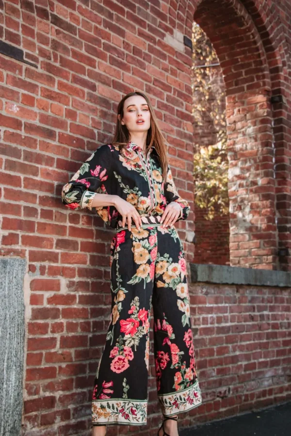 RANNA GILL Janis Matching Set Black Flash Sale