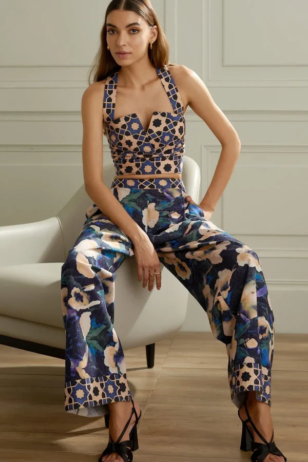 RANNA GILL Joan Pant Blue Fashion