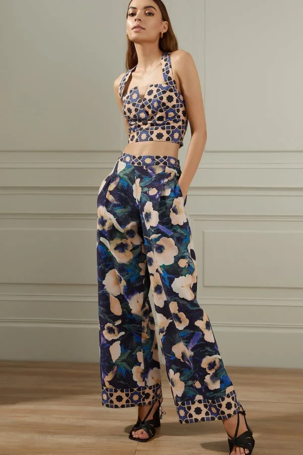 RANNA GILL Joan Pant Blue Fashion