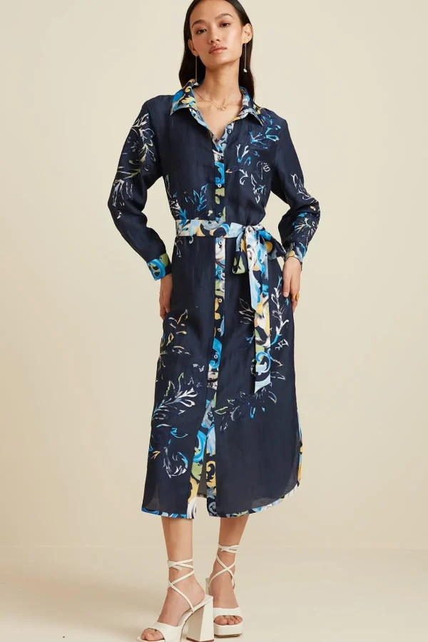RANNA GILL Kinsley Dress Navy New